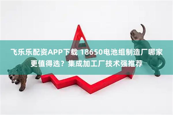 飞乐乐配资APP下载 18650电池组制造厂哪家更值得选？集成加工厂技术强推荐