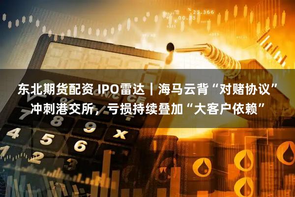 东北期货配资 IPO雷达｜海马云背“对赌协议”冲刺港交所，亏损持续叠加“大客户依赖”
