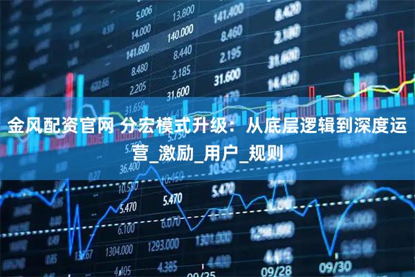 金风配资官网 分宏模式升级：从底层逻辑到深度运营_激励_用户_规则
