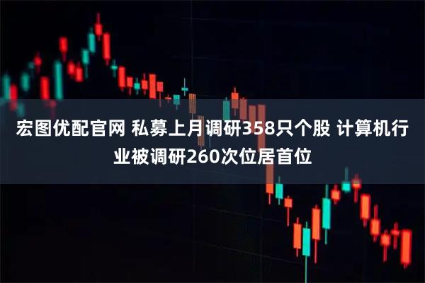 宏图优配官网 私募上月调研358只个股 计算机行业被调研260次位居首位