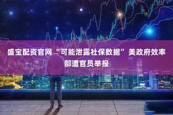 盛宝配资官网 “可能泄露社保数据” 美政府效率部遭官员举报